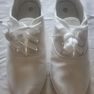 White Canvas Sneakers